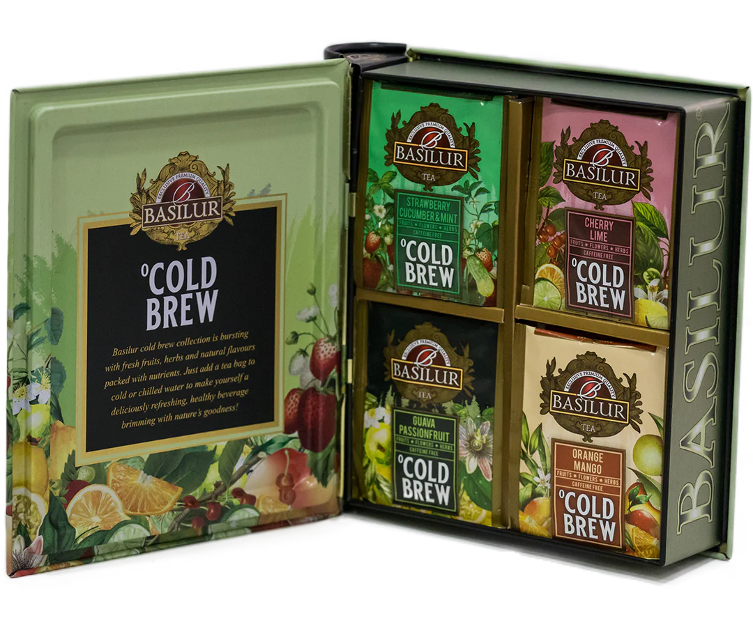 The Cold Brew Assortment Tea Book - 32 Enveloped Tea Bags