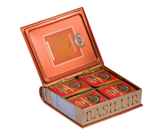 Breakfast Tea - Tea Book - Asia - 32 Enveloped Tea Bags - 4 Flavours