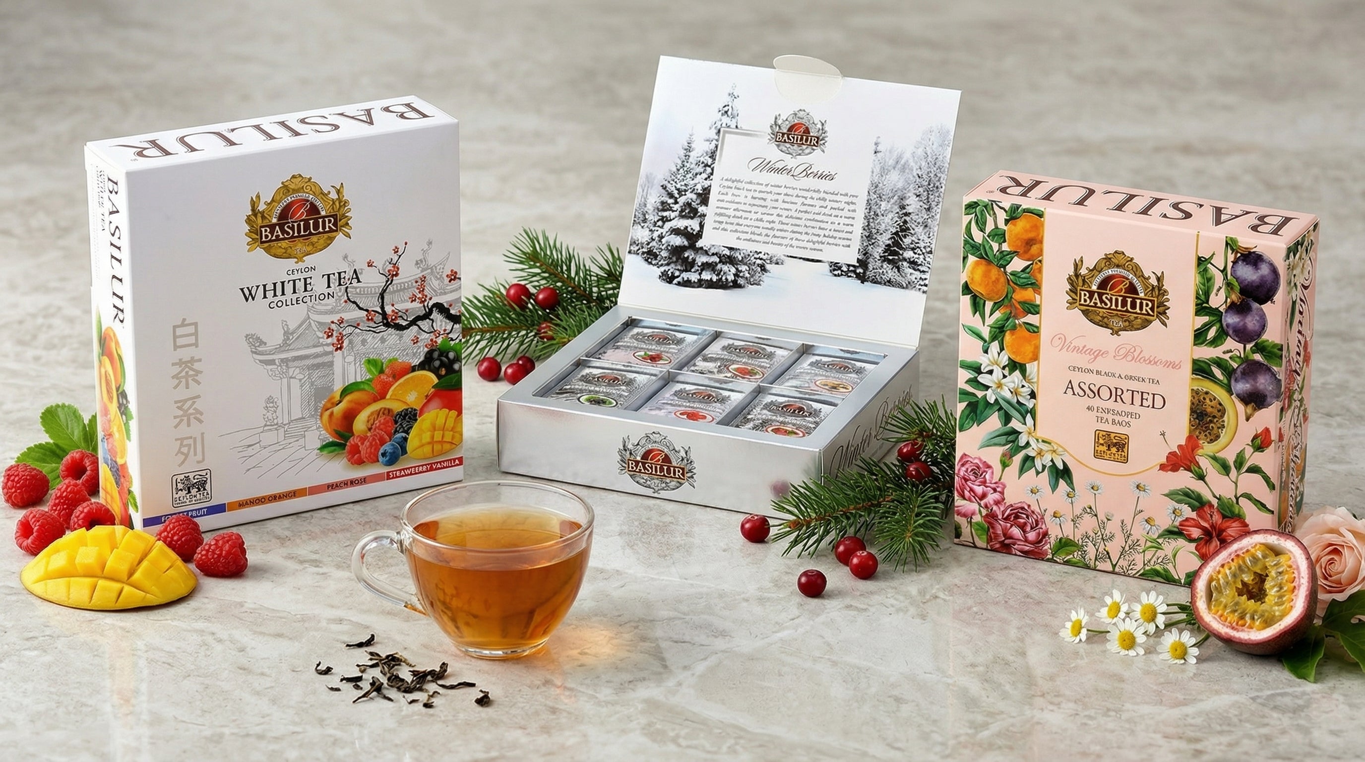 Tea books and gift sets that sell themselves on the shelf.