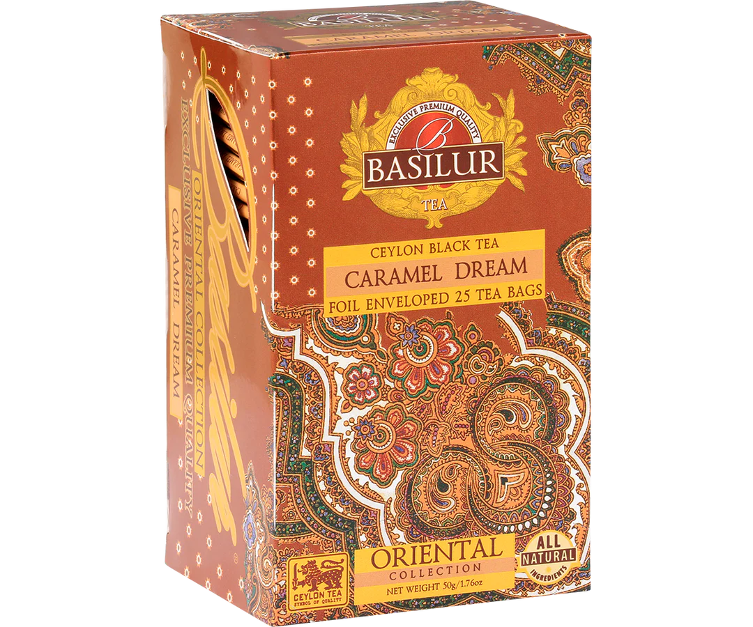 Caramel Dream Ceylon Black Tea - 25 Enveloped Tea Bags