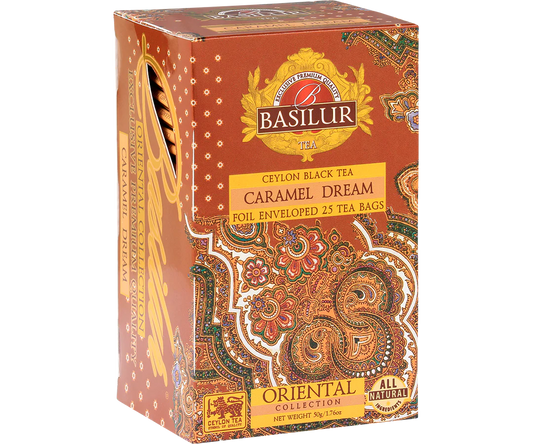 Caramel Dream Ceylon Black Tea - 25 Enveloped Tea Bags