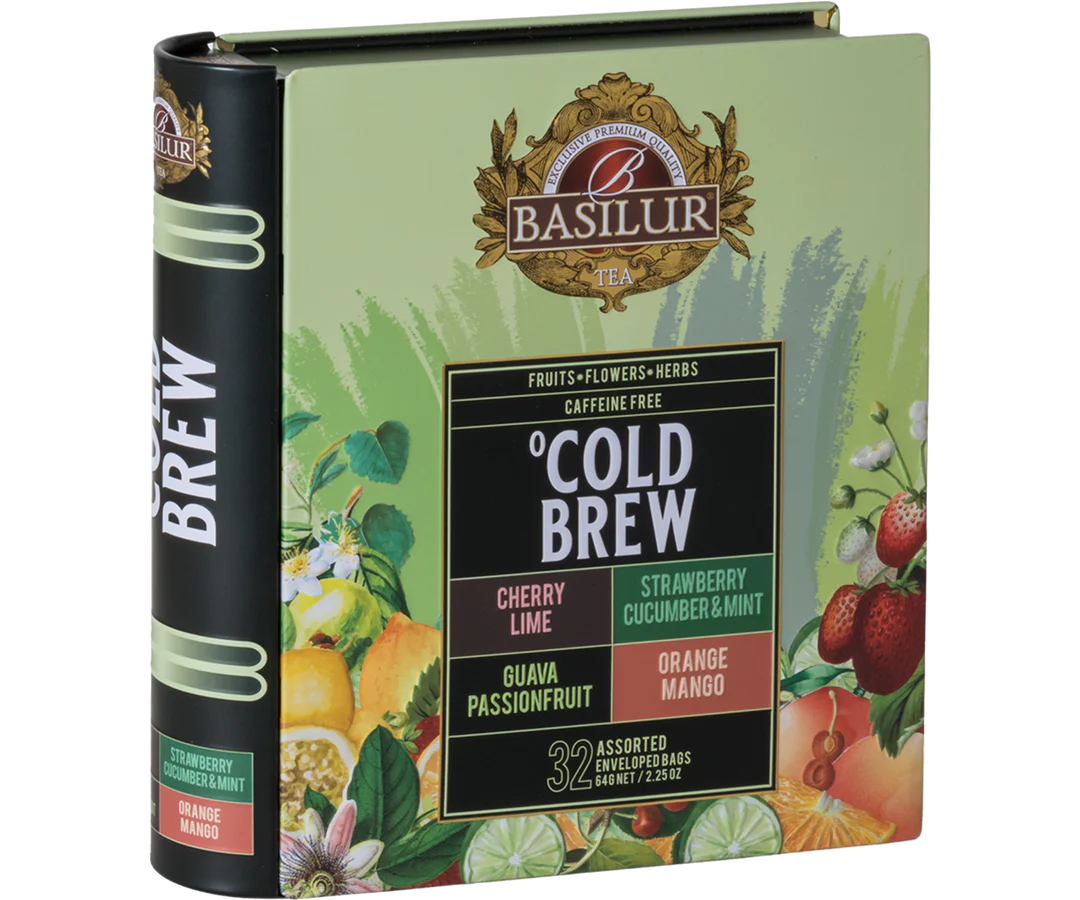 The Cold Brew Assortment Tea Book - 32 Enveloped Tea Bags