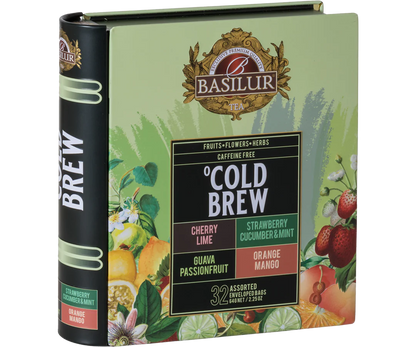 The Cold Brew Assortment Tea Book - 32 Enveloped Tea Bags