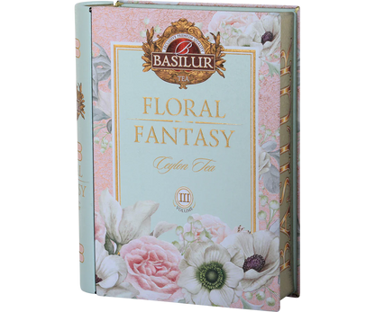 Floral Fantasy III Tea Book - Rose & Cherry Ceylon Green Tea - 100g Loose Leaf