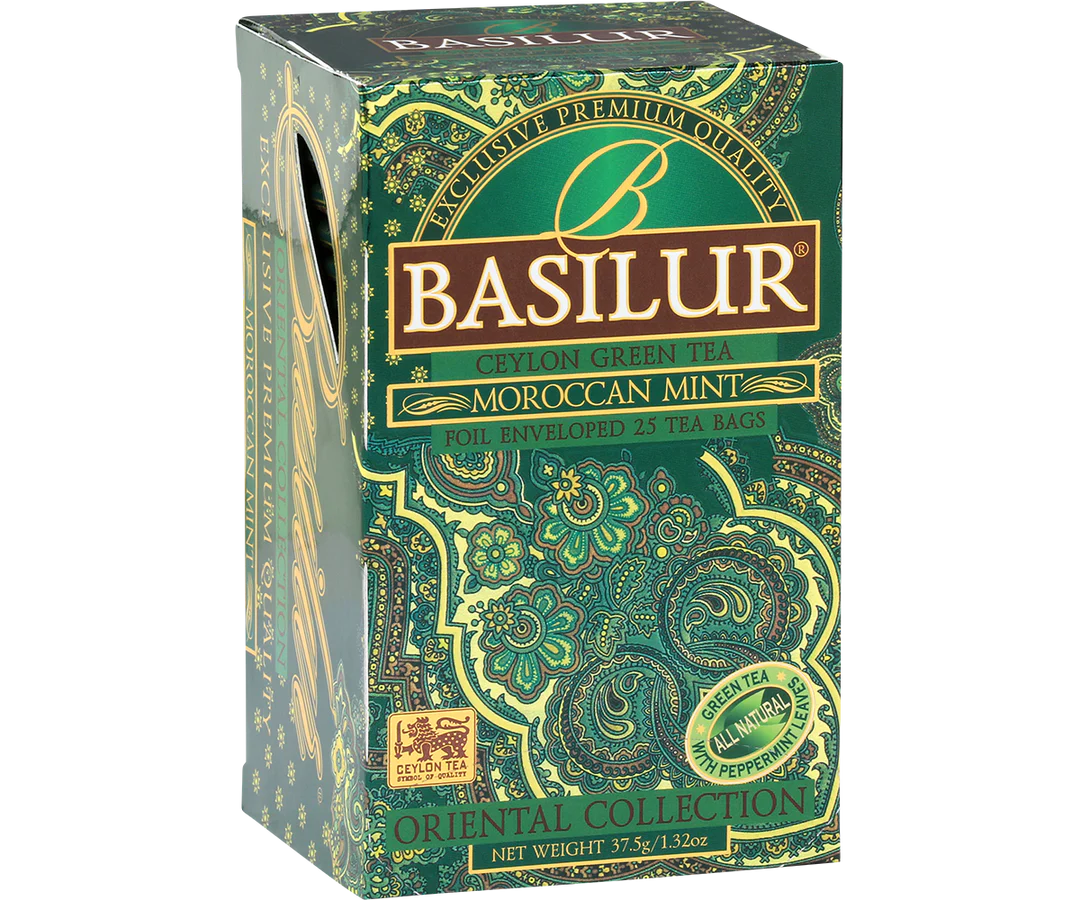 Moroccan Mint Premium Green Tea - 25 Enveloped Tea bags