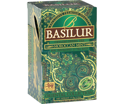 Moroccan Mint Premium Green Tea - 25 Enveloped Tea bags