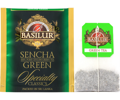 Specialty Classics - Sencha Ceylon Green Tea - 25 Enveloped Tea Bags