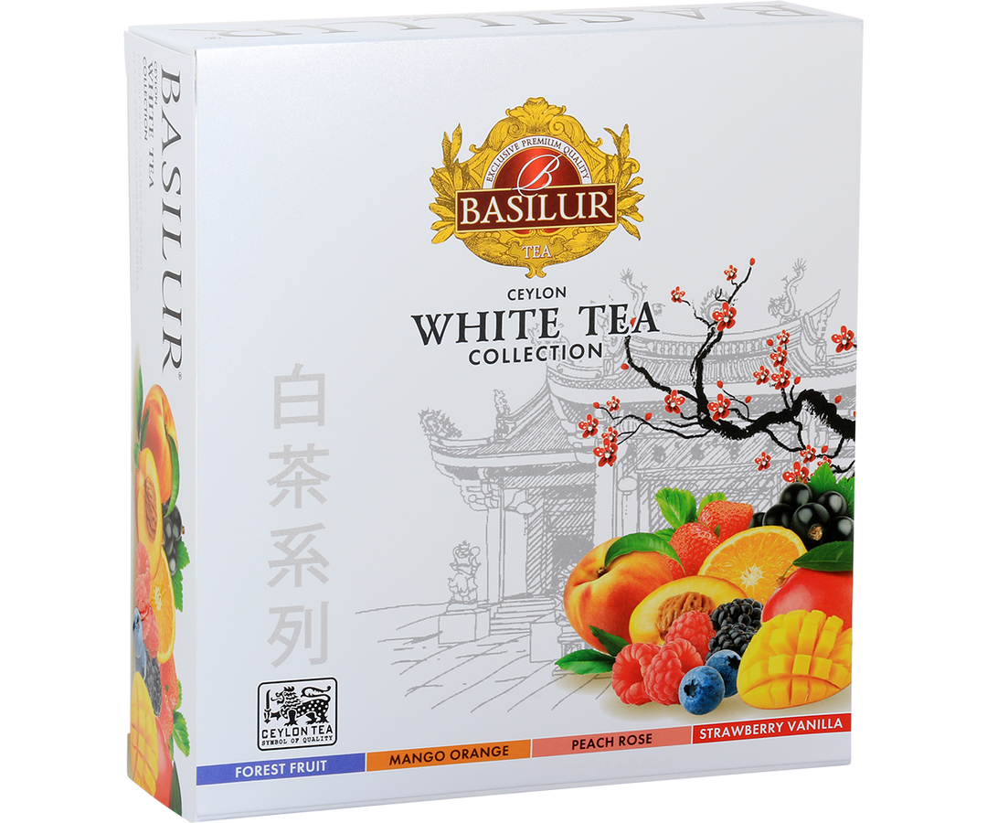 White Tea Collection - 40 Enveloped Tea Bags - 4 Flavours