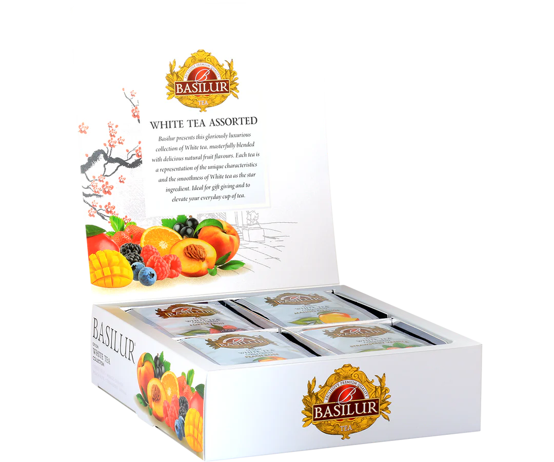 White Tea Collection - 40 Enveloped Tea Bags - 4 Flavours